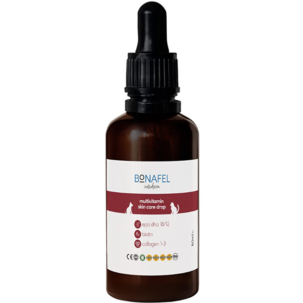 Bonafel Omega-3 Pet Supplement for Skin & Coat Health - Liquid Formula for Cats & Dogs - view 2
