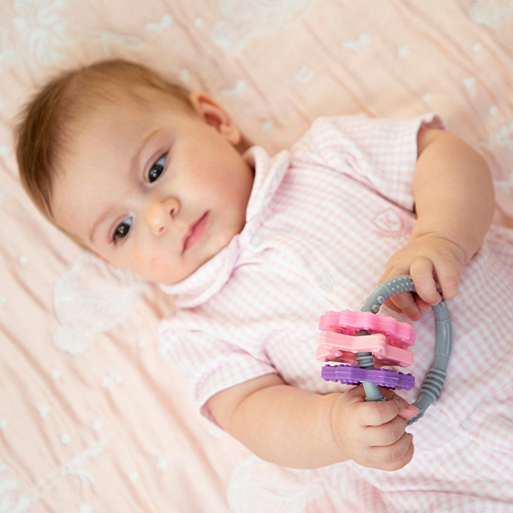 Babyjem Silicone Teether Toy Ring Set for Babies - Safe, BPA-Free, and Durable Baby Teething Relief - view 6