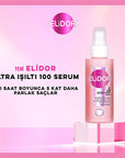 Elidor Ultra Işıltı 100 Işıltı Serum - Intense Shine Hair Serum for Dry, Damaged Hair - 3.04 fl oz Elidor Ultra Işıltı Serum - Intense Shine for Dry Hair hair serum, intense shine, hair repair, damage protection, Vitamin C hair care, dry hair solution, damaged hair repair, dull hair treatment, nourishing hair serum, lightweight hair serum, non-greasy hair serum, daily hair care, pre-styling hair protection, post-color treatment hair care