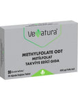 Venatura Methylfolate ODT Dietary Supplement - 30 Tablets, Gluten-Free, Lactose-Free, Folate Support Venatura Methylfolate ODT - Gluten-Free Folate Supplement dietary supplement, methylfolate, orally disintegrating tablet, folate supplement, gluten-free lactose-free dietary supplement, health supplements, wellbeing, nutritional support, folate deficiency