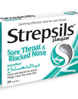 Strepsils Menthol 24 pastilles pack front