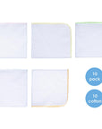 Babyjem Baby Bib - 10 Pack Soft Cotton Face Cloths for Newborns - Gentle, Absorbent, and Portable Baby Essentials - view 3