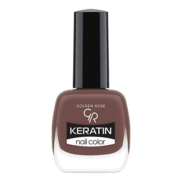 Golden Rose Keratin Nail Polish - Long-Lasting Color & Nourishment, Shade No. 118 Golden Rose Keratin Nail Polish No. 118 - Long Lasting & Nourishing Keratin Nail Polish, Golden Rose Oje Keratin Nail Color, Long-lasting Nail Polish, Nail Color No. 118, Keratin-enriched Nail Care, Nail Care, Cosmetic Nail Products, Healthy Nail Polish, Nail Polish with Keratin, Golden Rose Nail Products, Shade No. 118