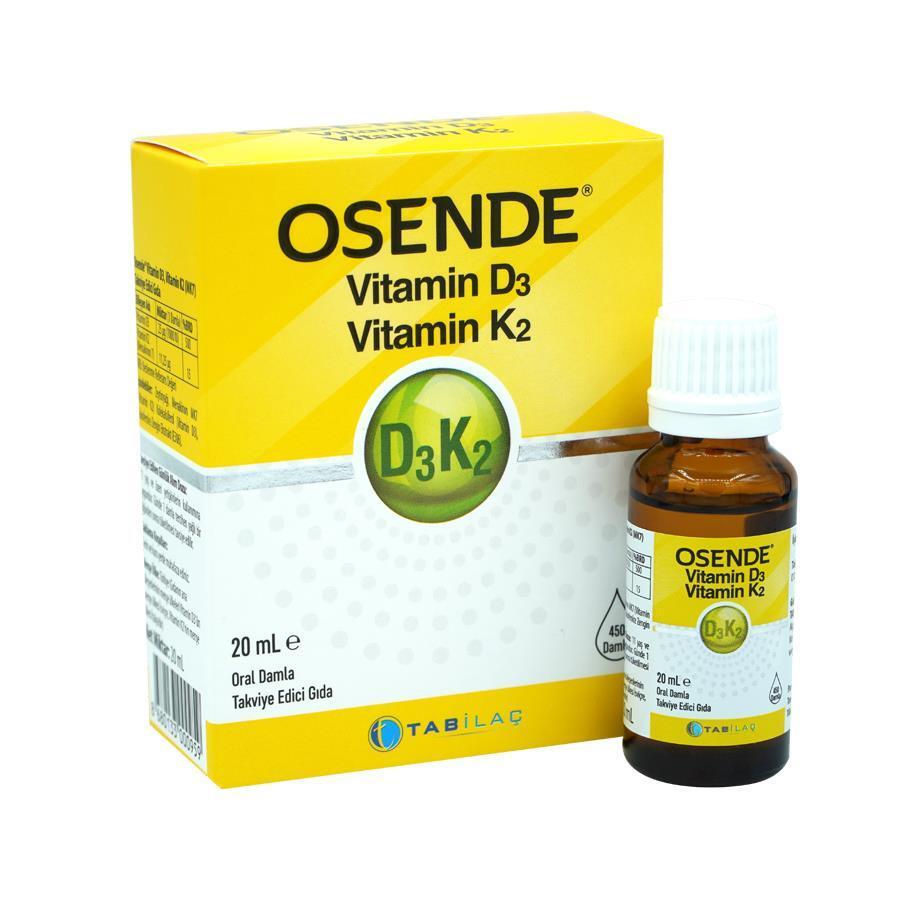 Osende Vitamin D3 and K2 Liquid Supplement for Bone Health - 20ml, Vitamin D3K2 Drops for Adults and Children Over 11 Osende Vitamin D3K2 Liquid Supplement for Bone Health Vitamin D3 supplement, Vitamin K2 supplement, Dietary supplement for bone health, Liquid vitamin supplement, Vitamin D and K2 combination, Bone health support, Immune system support, Adults and children over 11, Preventive care, Health supplements, Wellness products, Osende brand