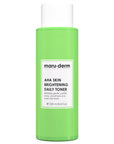 Maruderm AHA Skin Brightening Toner: Glycolic & Lactic Acid Exfoliating Treatment for Dark Spots, Hyperpigmentation, & Even Skin Tone Maruderm AHA Toner: Brighten Skin & Reduce Dark Spots skin brightening toner, dark spot corrector, AHA toner, glycolic acid toner, lactic acid toner, skin exfoliation toner, hyperpigmentation treatment, even skin tone, leke karsiti tonik, cilt beyazlatici, toner, skin care, glycolic acid, lactic acid, allantoin, panthenol, vitamin B5, glycerin, perfume free, phenoxyethanol fr