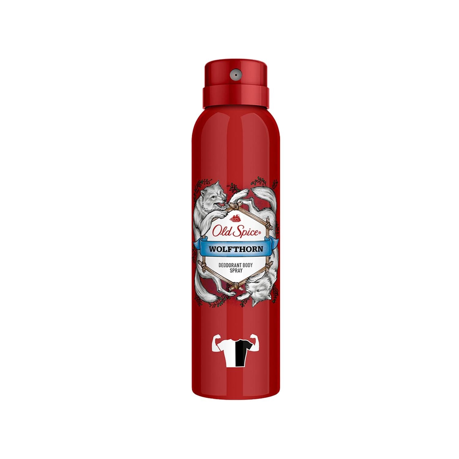 Old Spice Wolfthorn Deodorant Spray for Men - 150ml, Masculine Scent, Long Lasting Freshness Old Spice Wolfthorn Deodorant Spray - 150ml Freshness Old Spice Wolfthorn Deodorant, Deodorant Spray for Men, 150 ml Deodorant, Masculine Deodorant Spray, Personal Hygiene Products, Long Lasting Freshness, Easy to Apply, Generous Volume, Masculine Scent, Deodorant Spray, Men's Grooming, Hygiene Essentials