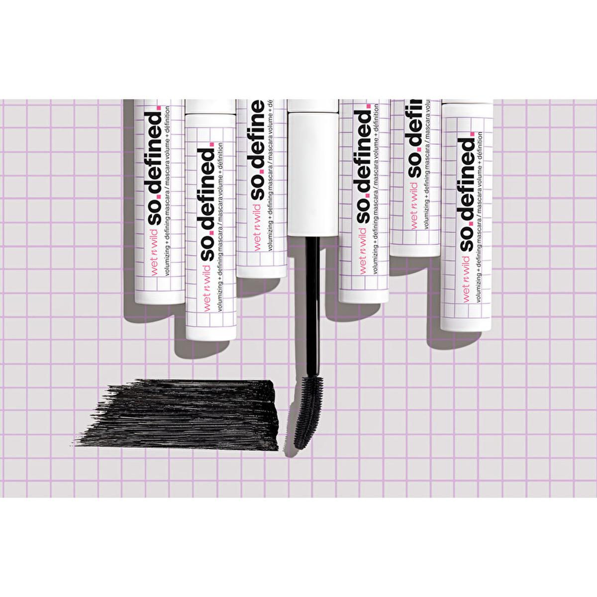 wet n wild Mega So Define Volumizing Mascara: Dramatic Volume, Definition & Vitamin E for Lash Health wet n wild Volumizing Mascara: Get Dramatic, Defined Lashes volumizing mascara, defining mascara, vitamin E mascara, mega volume mascara, wet n wild mascara, lash volumizer, lash definer, affordable mascara, long lasting mascara, mascara, volume mascara, define lashes, lengthening mascara, makeup, cosmetics, eye makeup, beauty, dramatic lashes, fuller lashes, vitamin E, spiral brush, no clump mascara, gifts