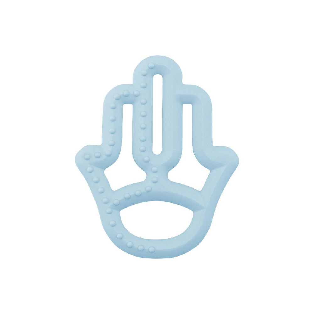 OiOi Baby Silicone Teether - Mineral Blue, Safe & Effective Teething Relief for Infants - Baby Care