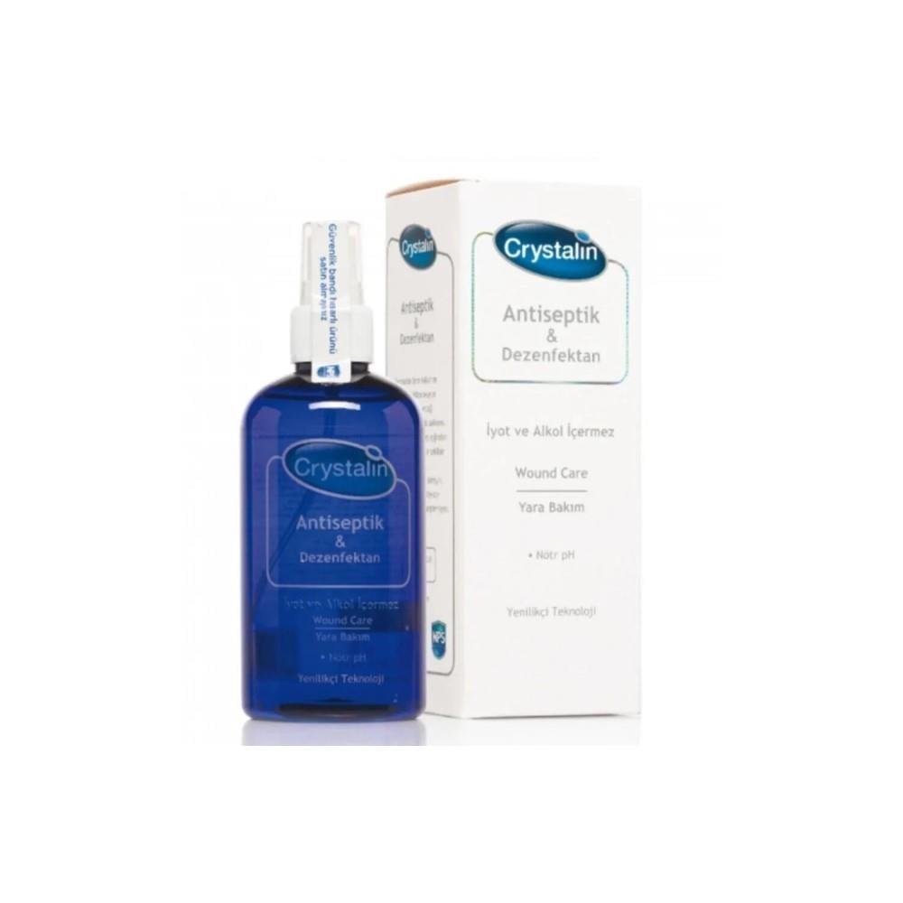 crystalin antiseptic disinfectant 250ml spray, effective antibacterial spray from crystalin Crystalin Antiseptik & Dezenfektan - 250ml Spray Crystalin Antiseptik & Dezenfektan - 250ml Spray crystalin, antiseptics, disinfectants, personal-care, health, cleaning-supplies, home-care, ai-generated, sanitizers, anti-bacterial