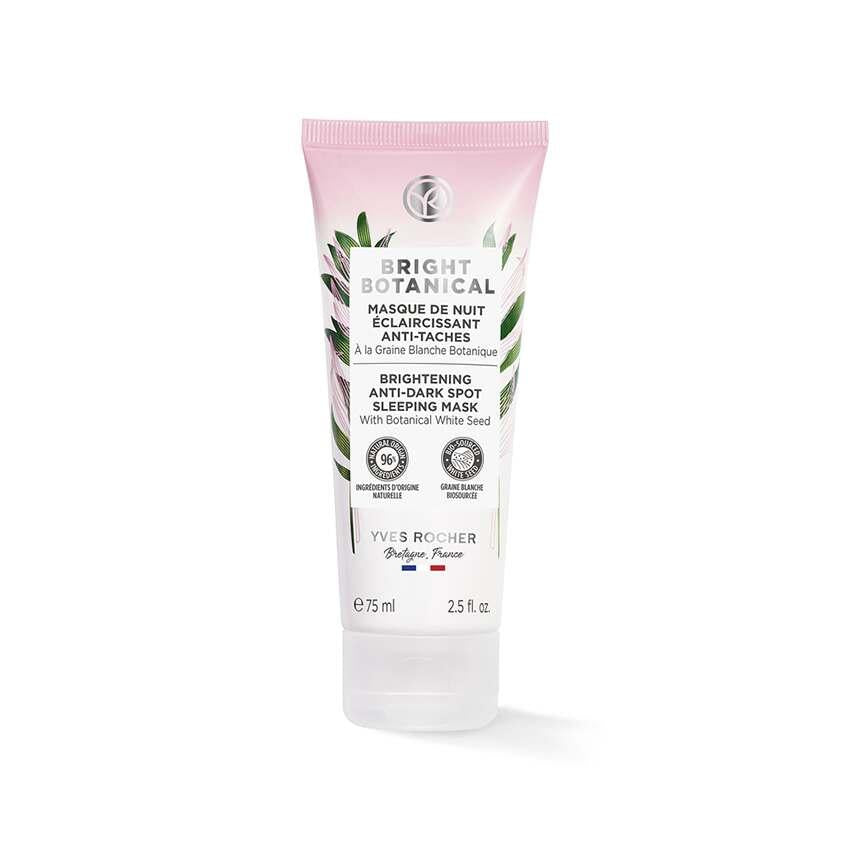 Bright Botanical Sleep Mask by Bright Botanical - Hydrating Night Mask for Brighter Skin Bright Botanical Sleep Mask - Hydrating Night Mask for Glowing Skin sleep mask, brightening skincare, botanical complex care, hydrating night mask, uneven skin tone correction, natural skincare products, skincare routine, glowing skin, radiant complexion, spot reduction, hydration mask, overnight mask, weekly treatment, White Tagua Seed, skincare essentials