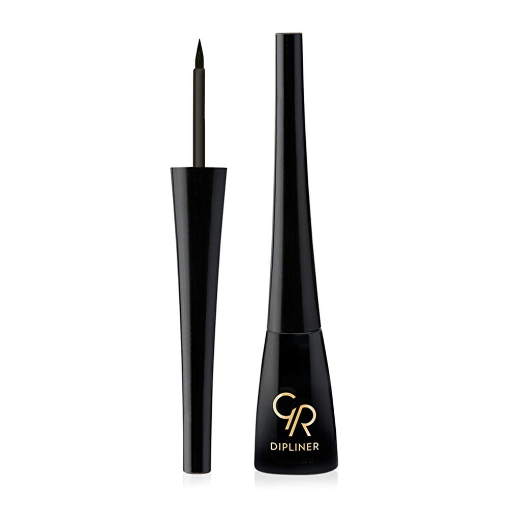 Golden Rose Liquid Eyeliner - Black, Precise & Easy Apply for Dramatic Eye Look - Eyeliner