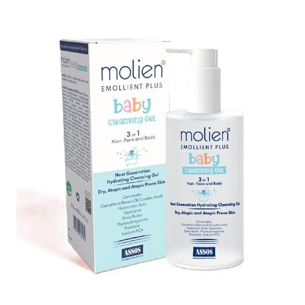 Molien Baby Cleansing Gel for Gentle Skin 300 ml