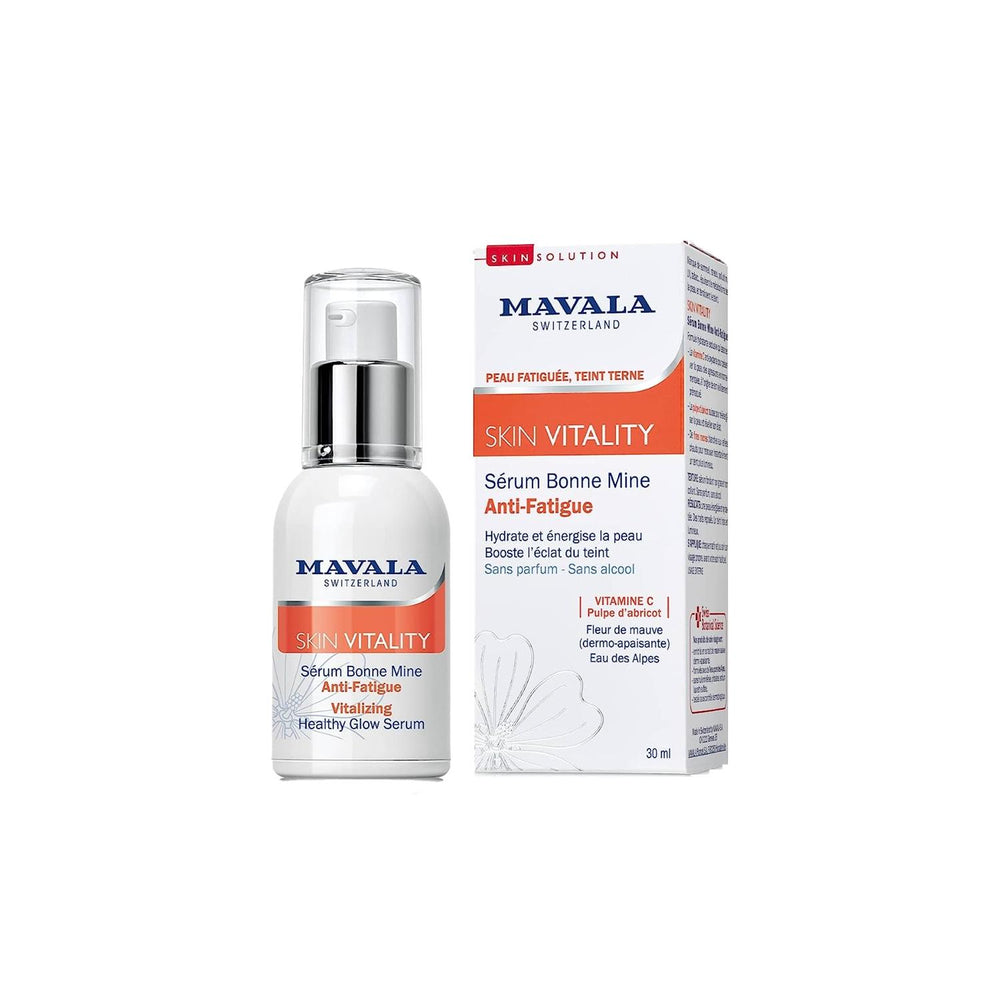 Mavala Skin Vitality Serum - Revitalizing Health Glow Serum for Radiant Complexion Mavala Skin Vitality Serum for Radiant Skin Mavala Skin Vitality Serum, Revitalizing Health Glow Serum, Skincare product, Beauty and personal care, Skin health and glow, Mavala, Serum, Skincare, Beauty, Health Glow, Radiant Complexion, 30 ml, Canlandırıcı Sağlık Işıltısı Serumu