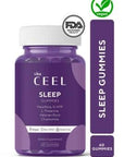 Vita Ceel Sleep 60 Gummies - Vegan & Delicious | 60 Count - Vitamin & Supplement