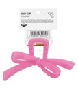 Eklips Pink Ribbon Bow Claw Clip for Secure All-Day Hold