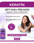 Morfose Keratin Hair Treatment: Revitalizing Leave-In Conditioner & Heat Protectant Spray for Damaged Hair - Shine & Repair Morfose Keratin Hair Treatment: Repair & Shine - Heat Protectant keratin hair treatment, leave-in conditioner, heat protectant spray, hair repair serum, shine enhancing hair product, damaged hair treatment, Morfose Keratin, hair styling product, keratin fön suyu, hair conditioning spray, keratin treatment, hair repair, heat protection, shiny hair, healthy hair, hair care, dry hair, dam
