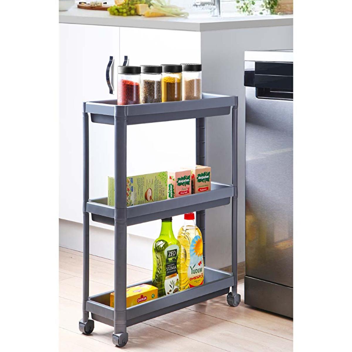 Decobella Narrow Storage Rack 3-Tier Wheeled Bathroom Kitchen Organizer Decobella Narrow Storage Rack - 3 Tier Wheeled Bathroom & Kitchen Organizer narrow storage rack, bathroom storage, kitchen storage, wheeled storage rack, multi-tier storage, storage solution, organization, compact spaces, durable plastic, tool-free assembly, bathroom essentials, kitchen essentials, clutter-free, home organization, Decobella