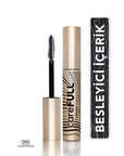 Flormar CareFULL Volume: Lash Strengthening Black Mascara for Thicker, Longer Eyelashes - Jojoba & Almond Oil, Collagen Infused, Non-Clumping Flormar CareFULL: Volumizing & Strengthening Black Mascara volume mascara, lash strengthening mascara, careful volume mascara, jojoba oil mascara, almond oil mascara, collagen mascara, black mascara, non-clumping mascara, eyelash growth mascara, natural mascara, mascara, lash care, eyelash volume, eyelash growth, non-clumping, natural finish, creamy texture, flexible