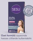 Sesu Sensitive Skin Wax Strips - Easy Hair Removal for Short Hair, Sugar-Free Formula Sesu Sensitive Skin Wax Strips - Sugar-Free & Gentle sensitive skin wax strips, easy hair removal, sugar-free wax, body hair removal for sensitive skin, waxing for short hair, hair removal for women, sensitive skin care, wax strips, hair removal products, personal care