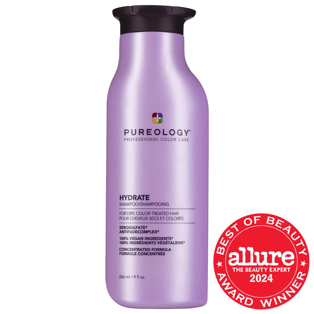 Hydrate - Hydrating Shampoo for Dry Hair, Color-Safe, Vegan & Cruelty-Free Hydrate Shampoo for Dry Hair - Color Safe & Vegan hydrating shampoo, color-safe shampoo, vegan hair care, cruelty-free cosmetics, moisturizing shampoo for dry hair, sulfate-free shampoo, paraben-free shampoo, natural hair care, eco-friendly hair products, hair hydration, color protection, concentrated shampoo, clean beauty, sustainable hair care