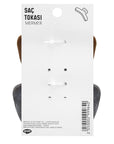 Eklips 2-Piece Marble Hair Clips in Grey & Brown