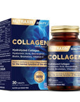 Nutraxin Collagen Beauty Dietary Supplement - Hydrolyzed Collagen, Resveratrol, Hyaluronic Acid - 30 Tablets - image 6