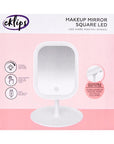 Eklips Square LED Makeup Mirror with Lights