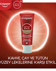 Colgate Optic White Whitening Toothpaste for Coffee & Tea Drinkers, Smokers - Gentle on Enamel, 2.54 fl oz - view 2