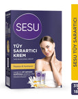 Sesu Hair Bleaching Cream with Chamomile Extract - Quick Hair Lightening Solution for Emergency Situations Sesu Hair Bleaching Cream - Quick Lightening Solution hair bleaching cream, quick hair lightening, emergency hair correction, at-home hair bleach, hair lightening with chamomile extract, hair care, beauty products, cosmetics, hair color correction, hair lightening cream, chamomile hair care