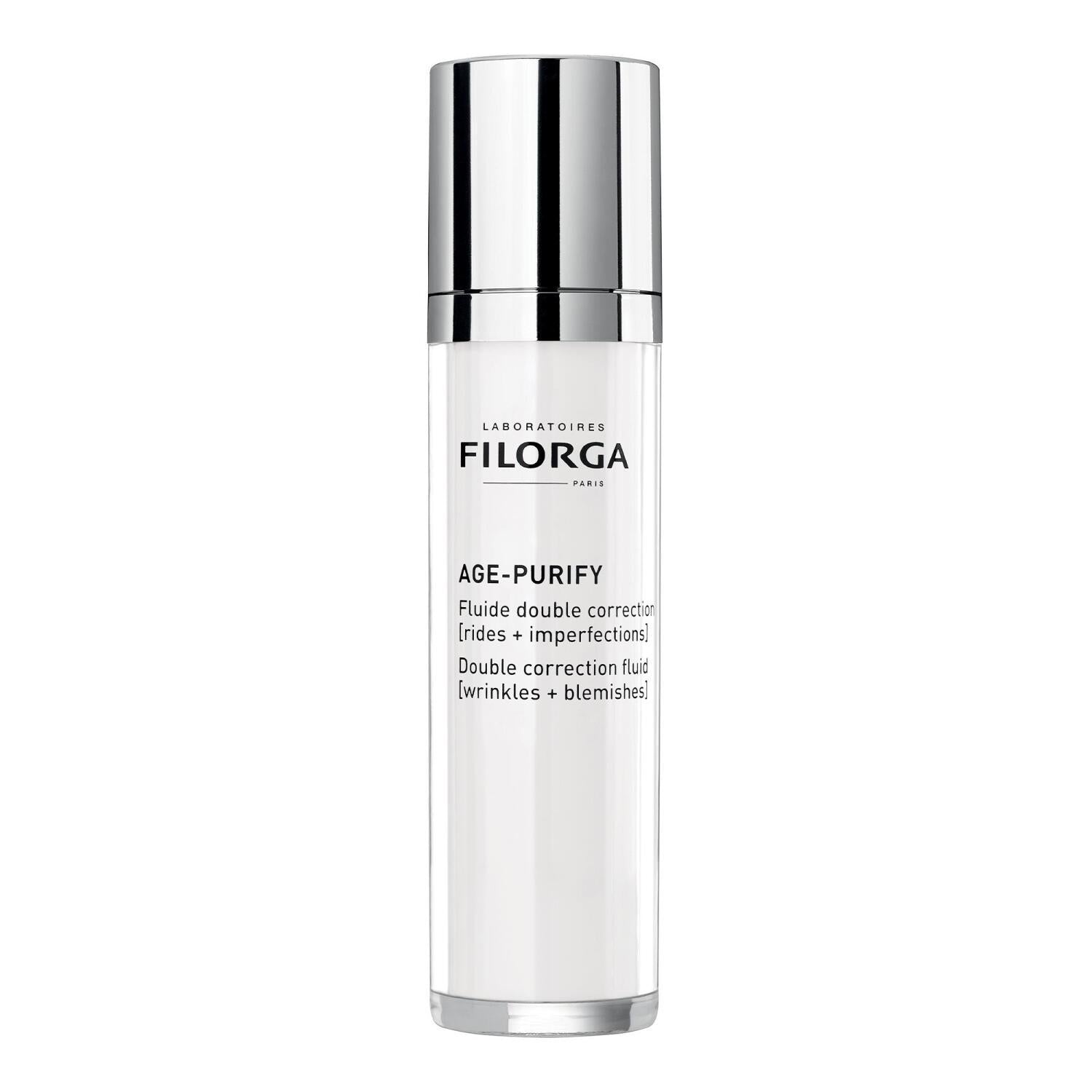 Filorga Age Purify Double Correction Fluid 50ml - Anti-Aging Facial Fluid for Oily Skin with Hyaluronic Acid and Peptides Filorga Age Purify Double Correction Fluid - Anti-Aging Skincare Anti-Aging Facial Fluid, Double Correction Fluid, Filorga Age Purify, Anti-wrinkle skincare, Lightweight moisturizer for oily skin, Skincare with hyaluronic acid and peptides, Facial care, Anti-aging skincare, Oily skin solutions, Combination skin care, Skincare for youthful appearance