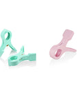 Urve Beach Towel Clips - Secure Your Towel with These 2-Pack Lounge Chair Clips! Wind Resistant, Assorted Colors Urve Beach Towel Clips: Stop Slipping! Wind Resistant beach towel clips, towel clips for chairs, lounge chair towel holders, beach accessories, towel pegs, wind resistant towel clips, pool towel clips, towel clamps, beachgoers, pool enthusiasts, travelers, convenience, towel security, beach vacation, pool accessories, pink, blue, assorted colors, towel clamps, beach accessories, clips, towel, hol