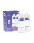 Lansinoh NaturalWave Baby Bottle Duo with Medium Flow Nipples 2x240ml