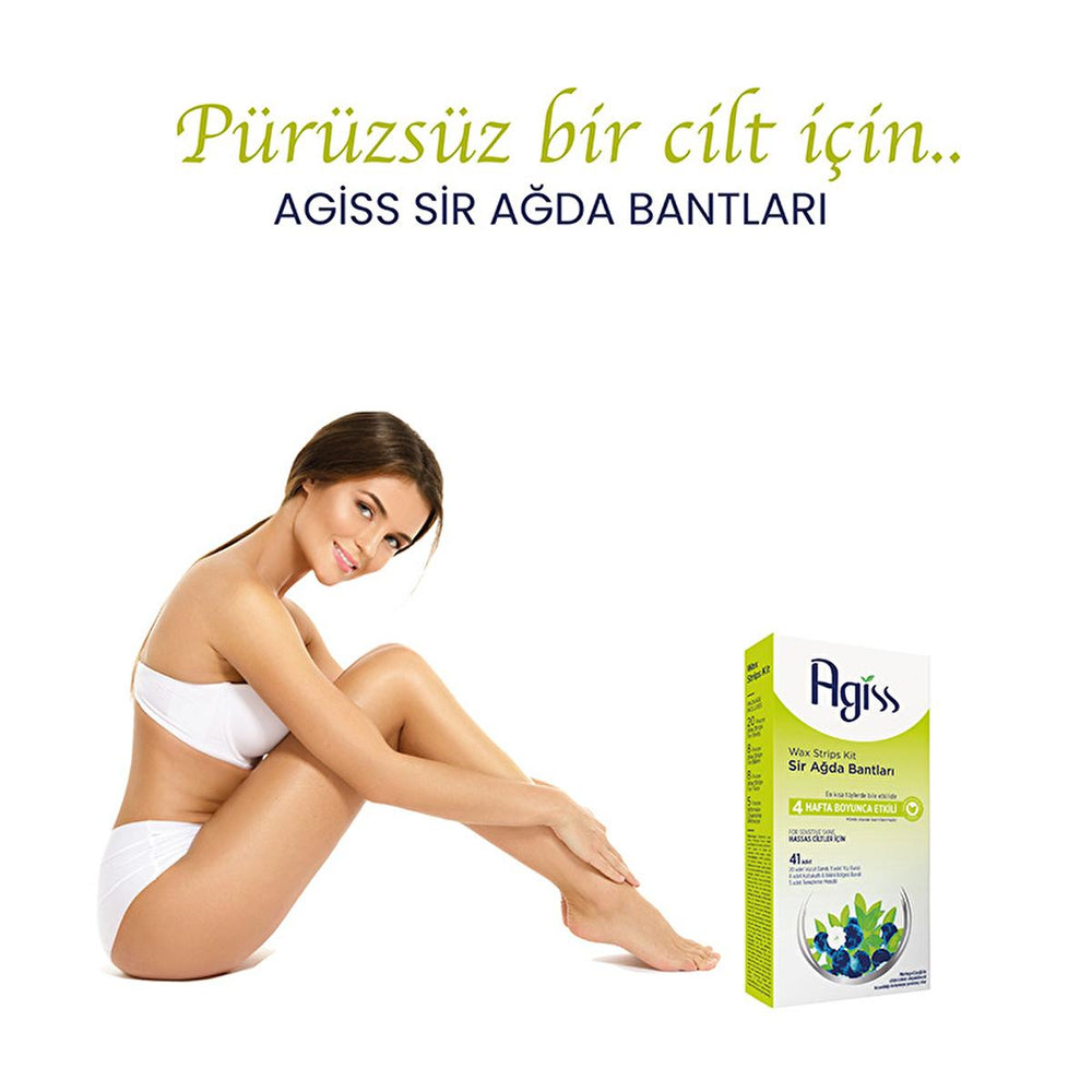Agiss Sensitive Skin Wax Strips for Body Hair Removal - Gentle, Effective, Natural Ingredients - image 6