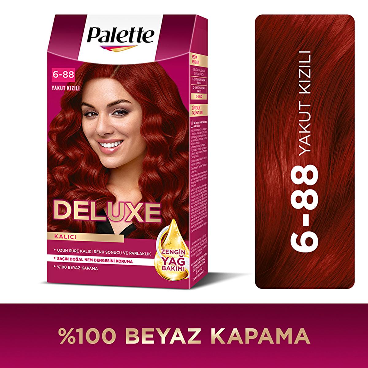 Palette Deluxe Yakut Kızılı Hair Dye - Long-Lasting Rich Ruby Red Hair Color Palette Deluxe Yakut Kızılı Hair Dye - Rich Ruby Red Hair Dye, Long-lasting Hair Color, Rich Hair Shade, Deluxe Hair Coloring, Yakut Kızılı Hair Color, Ruby Red Hair Dye, Hair Care, Colorful Hair, Vibrant Hair Color, Hair Coloring Kit, Salon Quality Hair Dye, Nourishing Hair Dye