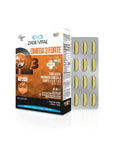 Zade Vital Omega-3 Fish Oil Supplement, 1200mg - Halal & Kosher Certified, 40 Softgels Zade Vital Omega-3 Fish Oil 1200mg - Halal & Kosher Certified Omega-3 fish oil supplement, Dietary supplement for adults, Halal and Kosher certified fish oil, Heavy metal-free fish oil, EPA and DHA supplement, Heart health support, Omega-3 fatty acids, Fish oil capsules, Health supplements, Wellness products, Dietary restrictions, Religious dietary needs, Adult health supplements, High potency Omega-3