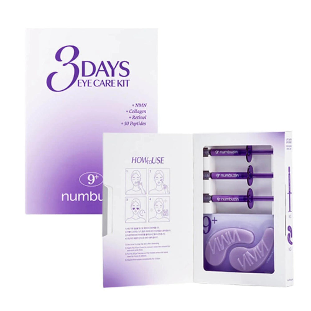 Numbuzin No.9 3-Day Eye Care Kit for Brightening 1 pc