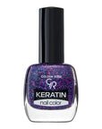 Golden Rose Keratin Glitter Nail Polish No: 414 - 10.2ml