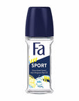Fa Sport Men's Deodorant Roll-On - Natural Freshness, Anti-White Stain, 1.69 fl oz Fa Sport Men's Deodorant Roll-On - Natural Freshness & Protection men's deodorant, roll-on deodorant, natural fragrance deodorant, anti-white stain deodorant, male grooming products, personal hygiene, long-lasting freshness, men's grooming, natural scents, citrus fragrance, roll-on application, 1.69 fl oz, Fa Sport