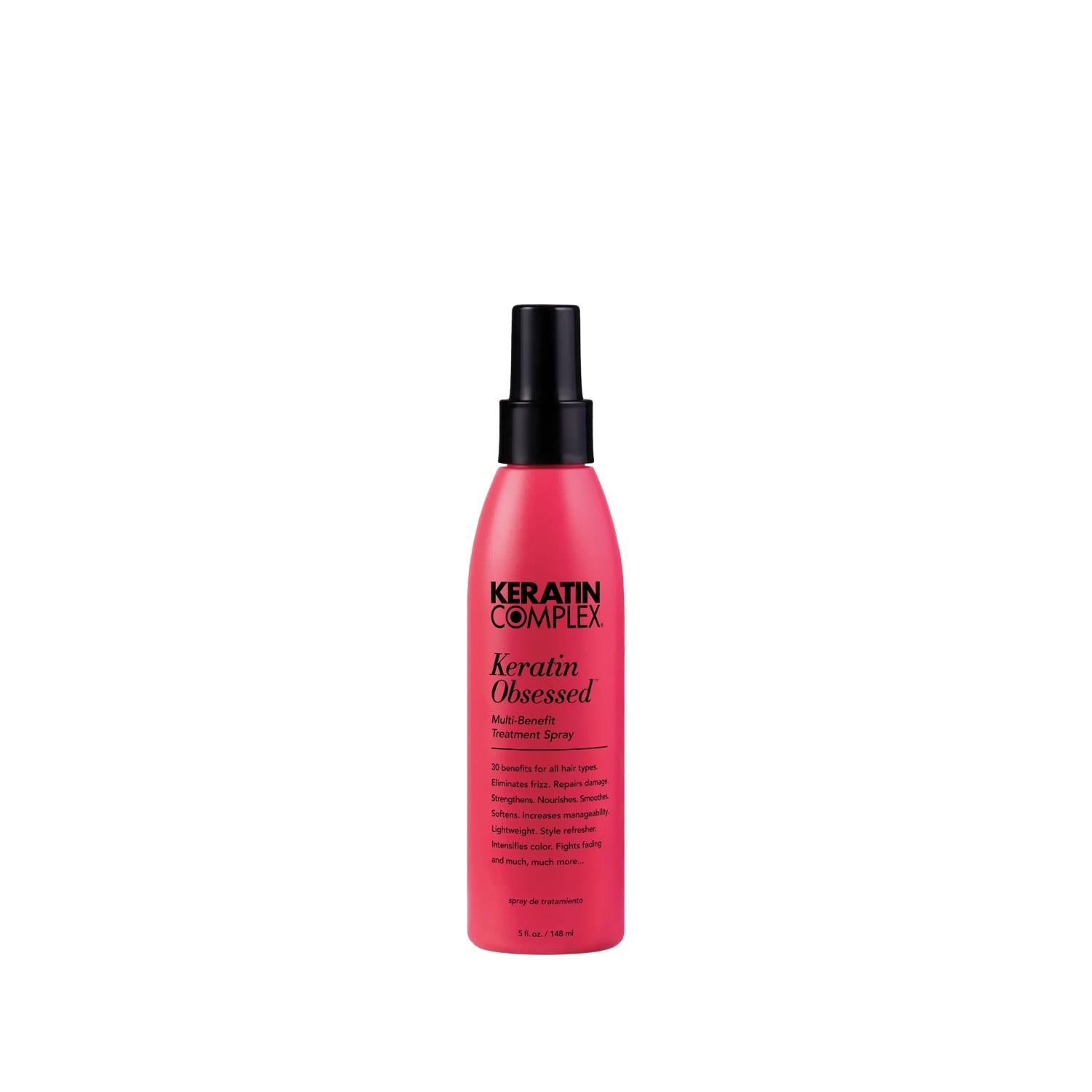 Keratin Complex Keratin Obsessed: Multi-Purpose Hair Care Spray - Smooths, Conditions, Protects, Frizz Control, Travel Size (1.69 fl oz) Keratin Hair Spray: Smooth, Frizz-Free Hair | Keratin Complex keratin hair spray, multi-purpose hair spray, hair smoothing spray, frizz control spray, hair treatment keratin, Keratin Complex spray, hair care travel size, hair conditioning spray, hair spray, keratin treatment, hair care, hair styling, frizz control, smoothing, conditioning, hair protection, travel size, on-