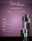 Pastel Queen Long-Lasting, Nourishing Mascara for Volumized & Lifted Lashes Pastel Queen Long-Lasting Mascara - Volumize & Lift Mascara, Long-lasting mascara, Nourishing mascara, Volumizing mascara, Lifting mascara, Cosmetics, Eye makeup, Silicone brush mascara, Monoi oil, Cottonseed oil, Beauty products, Makeup essentials, Long-lasting makeup, Volumized lashes, Lifted lashes, Eye care, Beauty routine, Makeup for special occasions