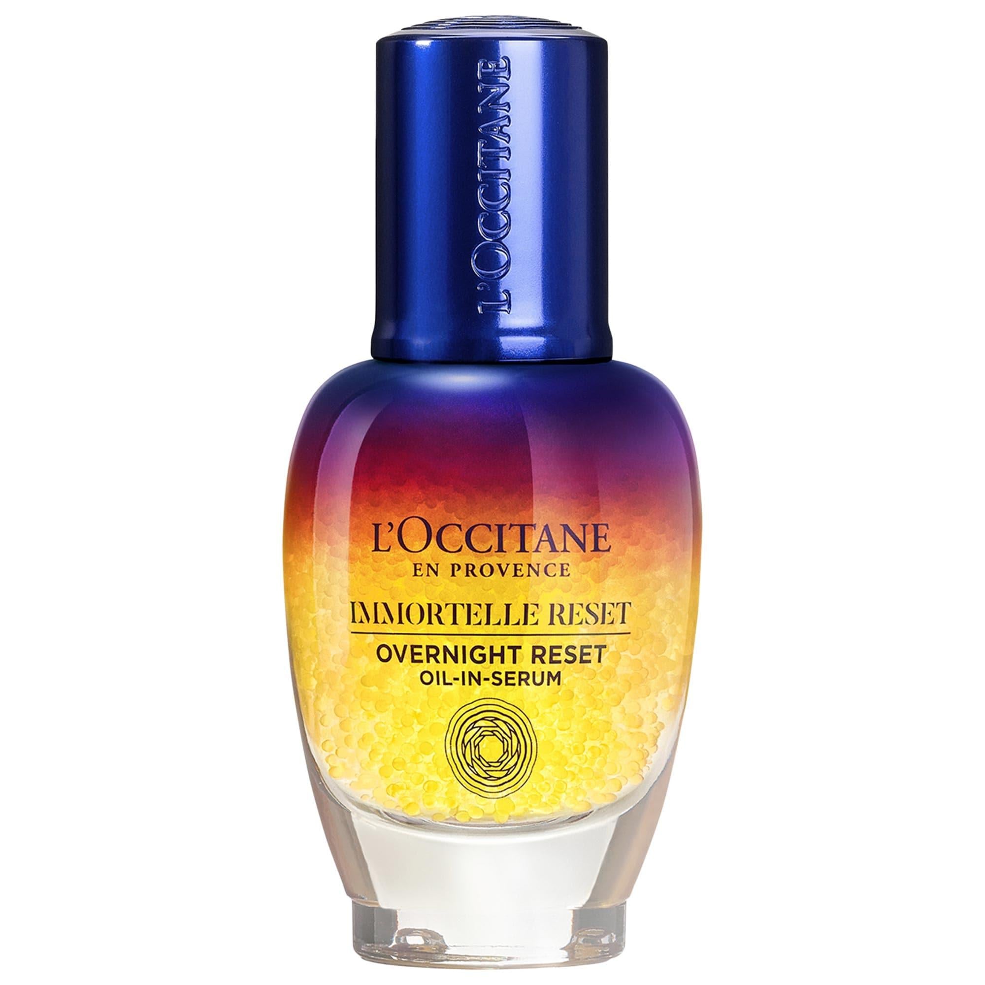 L'Occitane Age-Defying Immortelle Reset Oil-in-Serum, Anti-Aging Serum with Organic Immortelle Essential Oil L'Occitane Immortelle Reset Oil-in-Serum - Anti-Aging Serum anti-aging serum, organic skincare, immortelle essential oil, natural face serum, radiance boosting skincare, skincare, face serum, facial treatments, L'Occitane, premium skincare, natural ingredients, fine lines reduction, skin rejuvenation, glow, youthful skin