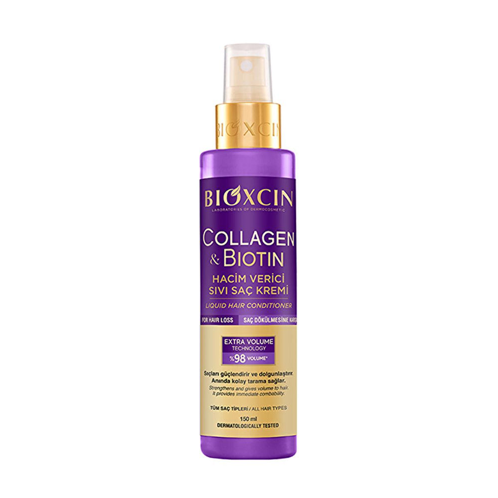 Bioxcin Collagen & Biotin Hair Cream - Strengthens, Nourishes, and Adds Volume to Thin Hair - Hair Mask
