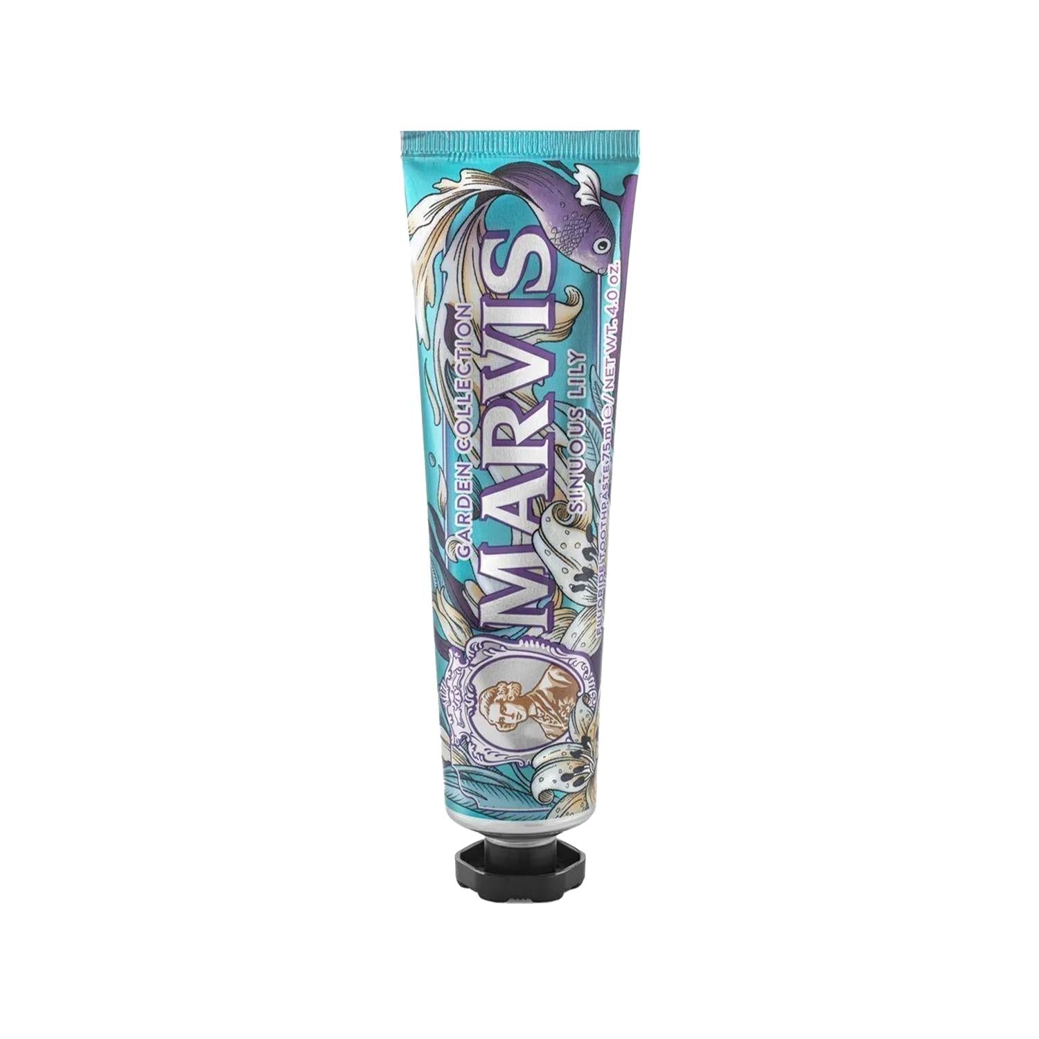 Marvis Sinuous Lily Toothpaste 75ml - Premium Oral Care with Unique Flavor Marvis Sinuous Lily Toothpaste - Premium Oral Care Marvis toothpaste, Sinuous Lily toothpaste, premium toothpaste, unique flavor toothpaste, luxury oral care, oral hygiene, premium oral care products, Marvis Sinuous Lily, 75ml toothpaste, toothpaste with unique flavor