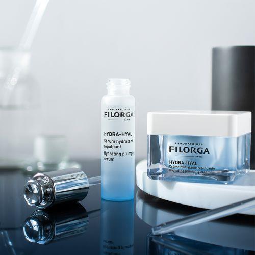 Filorga Hydra-Hyal: Intense Hydrating & Plumping Face Cream with 5 Hyaluronic Acids - Wrinkle Reduction & Dry Skin Relief (50ml/1.69 fl oz) Filorga Hydra-Hyal: Hydrating Face Cream - Plump & Reduce Wrinkles Filorga Hydra Hyal, hydrating face cream, plumping cream, hyaluronic acid cream, dry skin moisturizer, anti-aging cream, wrinkle reduction, skin hydration, Filorga skincare, face cream for dry skin, Filorga, Hydra Hyal, hydrating cream, plumping face cream, hyaluronic acid, dry skin, anti-aging, wrinkle