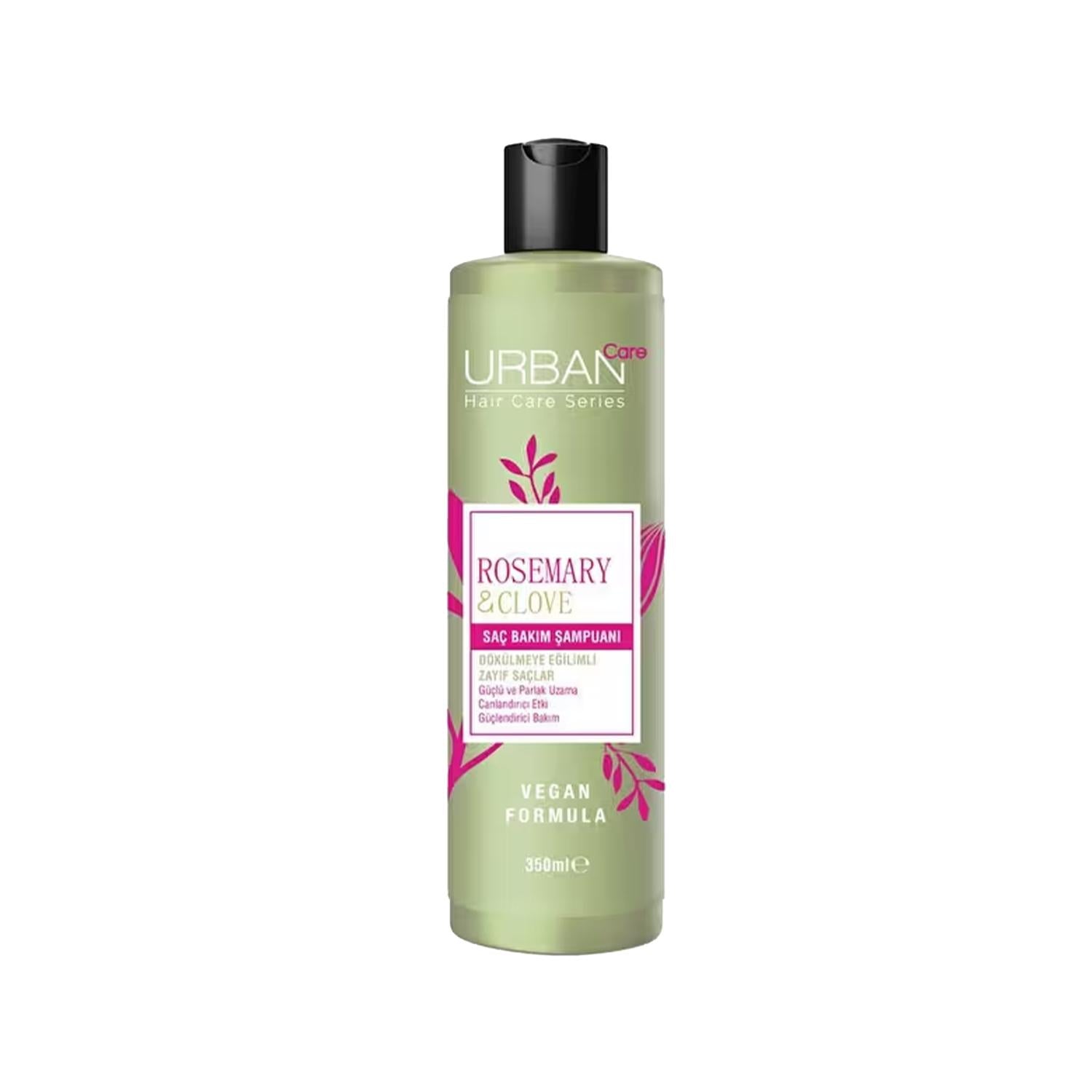 URBAN Care Rosemary & Clove Shampoo - 11.83 fl oz - Natural Hair Care with Botanical Extracts URBAN Care Rosemary & Clove Shampoo - Natural Hair Care Rosemary Shampoo, Clove Shampoo, Natural Hair Care, Botanical Shampoo, URBAN Care Shampoo, Gentle Shampoo, Sulfate-Free Shampoo, Hair Growth Shampoo, Scalp Health, Natural Fragrance, Botanical Ingredients, Hair Care, Shampoo, URBAN Care Products, 11.83 fl oz, Large Size Shampoo