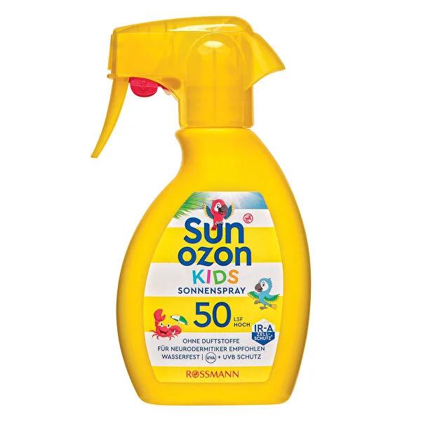 Sunozon Kids Sunscreen Spray SPF 50 - Waterproof, Vegan, Dermatologically Tested - 8.45 fl oz Sunozon Kids Sunscreen Spray SPF 50 - Safe & Effective sunscreen spray for kids, SPF 50 sunscreen, vegan sunscreen, dermatologically tested sun protection, water-resistant sunscreen, kids sun care, sensitive skin products, vegan skincare, sun protection for children, outdoor protection