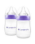 Lansinoh BPA Free Baby Bottle with NaturalWave Nipple - 160ml, Supports Easy Breastfeeding Transition Lansinoh BPA Free Baby Bottle - Safe & Easy Transition BPA free baby bottle, Baby feeding bottle, NaturalWave nipple, Safe baby products, Breastfeeding support, Lansinoh, Baby bottle 160ml, New mom essentials, Baby feeding solutions