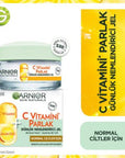 Garnier Vitamin C Brightening Gel Cream: Daily Facial Moisturizer for Radiant, Even Skin Tone - Lightweight, Non-Greasy, 1.69 fl oz Garnier Vitamin C Moisturizer - Brighten & Hydrate Skin Vitamin C Moisturizer, Brightening Gel Cream, Daily Facial Moisturizer, Garnier Vitamin C, Normal Skin Moisturizer, Lemon Extract Skincare, C Vitamini Nemlendirici Jel, Facial Brightening Cream, Lightweight Moisturizer, Vitamin C, Lemon Extract, Gel Cream, Facial moisturizer, Brightening, Hydrating, Skincare, Normal skin,
