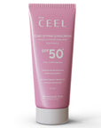 The Ceel SPF50 Tone Evening Pink Sunscreen with Glutathione & Hyaluronic Acid - 50ml The Ceel SPF50 Pink Sunscreen - Tone Evening & Moisturizing SPF 50 sunscreen, Tone evening sunscreen, Pink sunscreen, Glutathione sunscreen, Hyaluronic Acid skincare, sun protection, skincare, tone evening, moisturizing, makeup base, sun care, skin protection, brightening, anti-spot, hydration, cosmetic, beauty product, daily skincare, outdoor protection