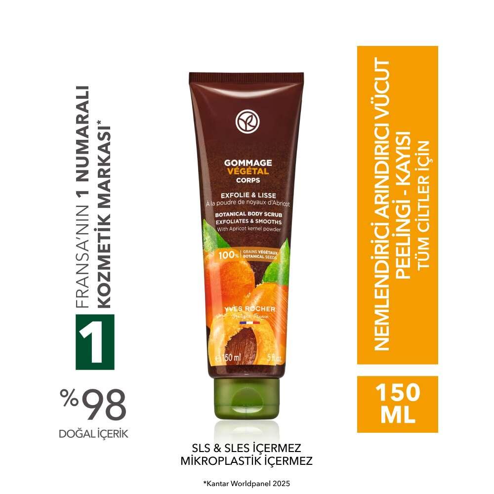 Yves Rocher Apricot Moisturizing Body Scrub for Smooth Skin